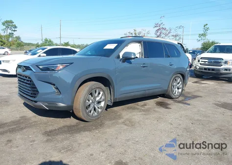 2025 Toyota Grand Highlander Limited from USA, damaged, VIN 5TDAAAB59SS072430